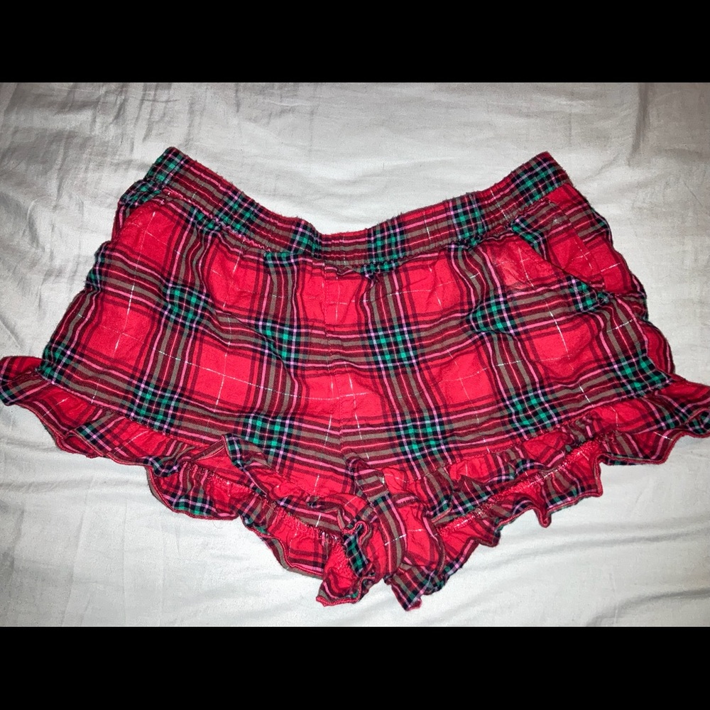 Cute Christmas plaid shorts